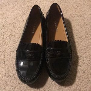 Black Coach shoes size 7.5